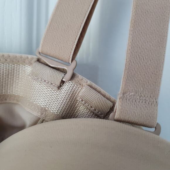 Cacique Tan Smooth Multi-Way Boost Strapless Bra 44B Neutral Comfort Support - Picture 13 of 16